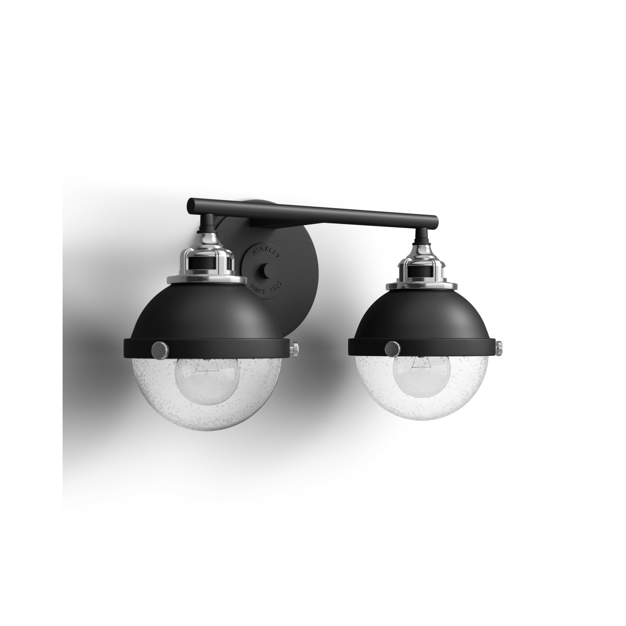 2 Light Seeded Dimmable Vanity Light