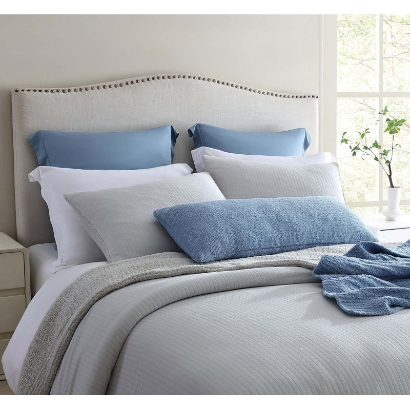 Natural Sham Set, Standard, Clear White