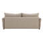 Canapé-lit 87,8 po Irina, tissu beige-1110006029
