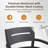 5-Piece Outdoor Pedestal Dining Set