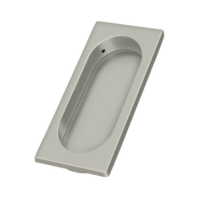Poignée encastrée Deltana, Nickel brossé