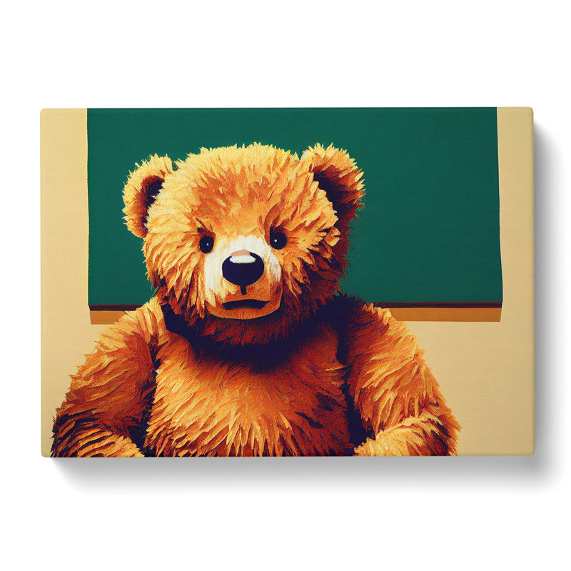 Victorious Teddy Bear - Wrapped Canvas, 35cm H x 50cm W x 3cm D