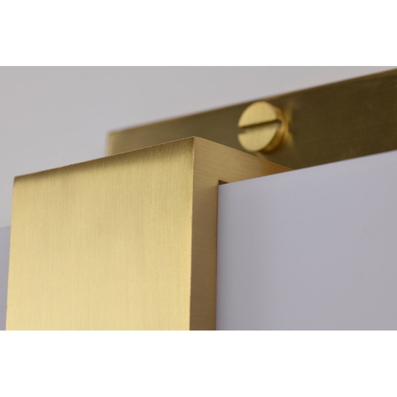 Brightwyn - LED Vanity, Brushed Brass, 35" Width