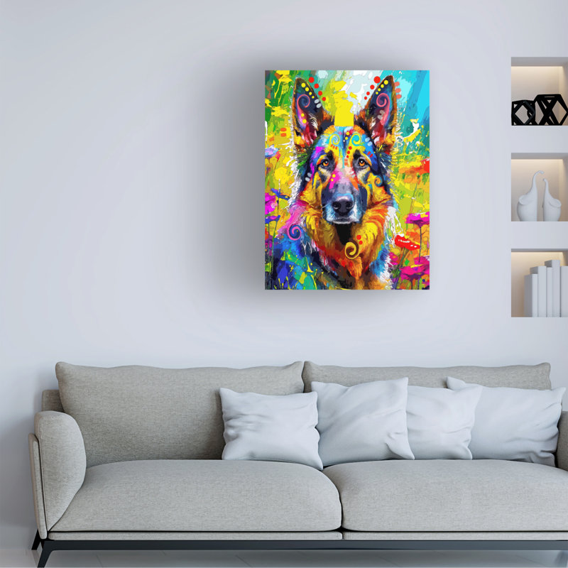 Art sur toile «Bachel Dean Dean» par Bachelo, H 47 po x l 35 po