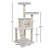 PETMAKER 4FT Cat Tree with Scratch Posts, White