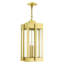 Lanterne suspendue d'extérieur à 4 ampoules Ikeisha H 27,875 po-688662465