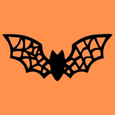 Halloween Metal Wall Art Decor, Intricate Black Flying Silhouette Design, Indoor Outdoor Hanging For Home Or Porch, Spooky Seasonal Accent