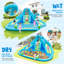 Parc aquatique gonflable avec glissade d'eau Bouh1