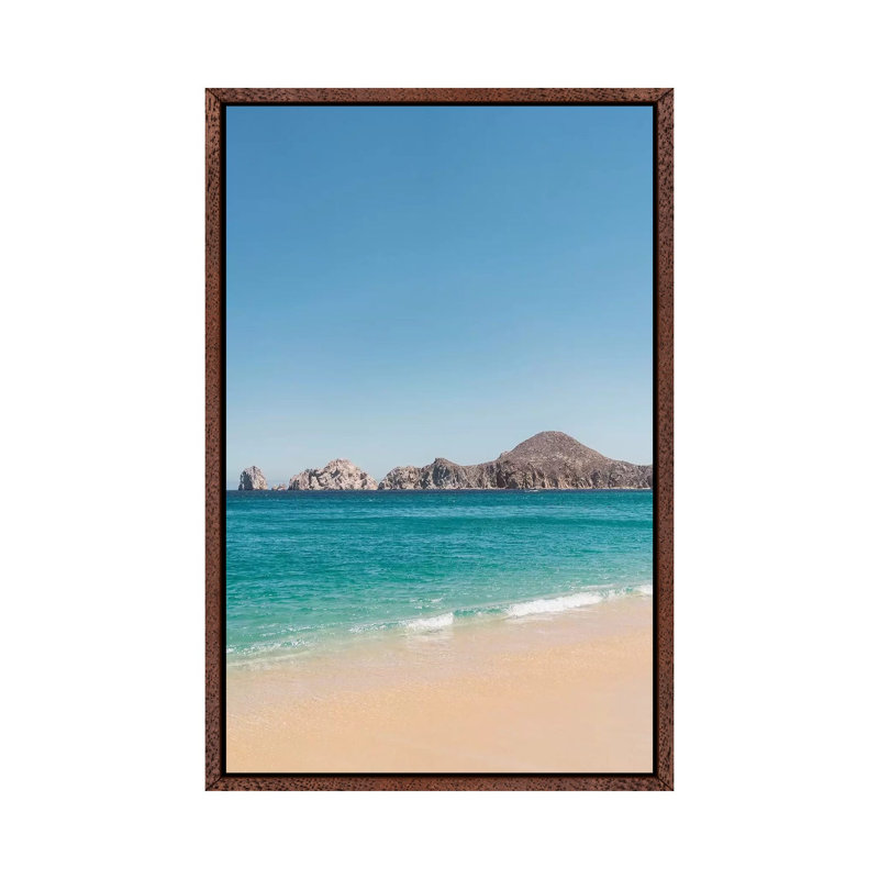Cabo San Lucas V by Bethany Young - Print on Canvas, Classic Brown Wood Framed, 152.4cm H x 101.6cm W x 3.81cm D