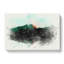 Mountain Reflection In France In Abstract - Wrapped Canvas-55310774