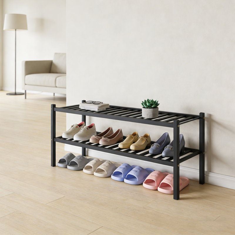 Range-chaussures en bambou