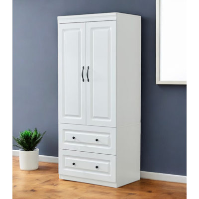 Commode combinée 74 po à deux portes et deux tiroirs 74 po