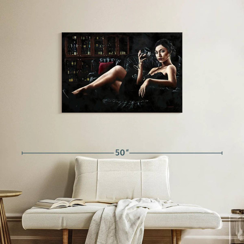 Leisha After Dinner, 24" H x 36" W