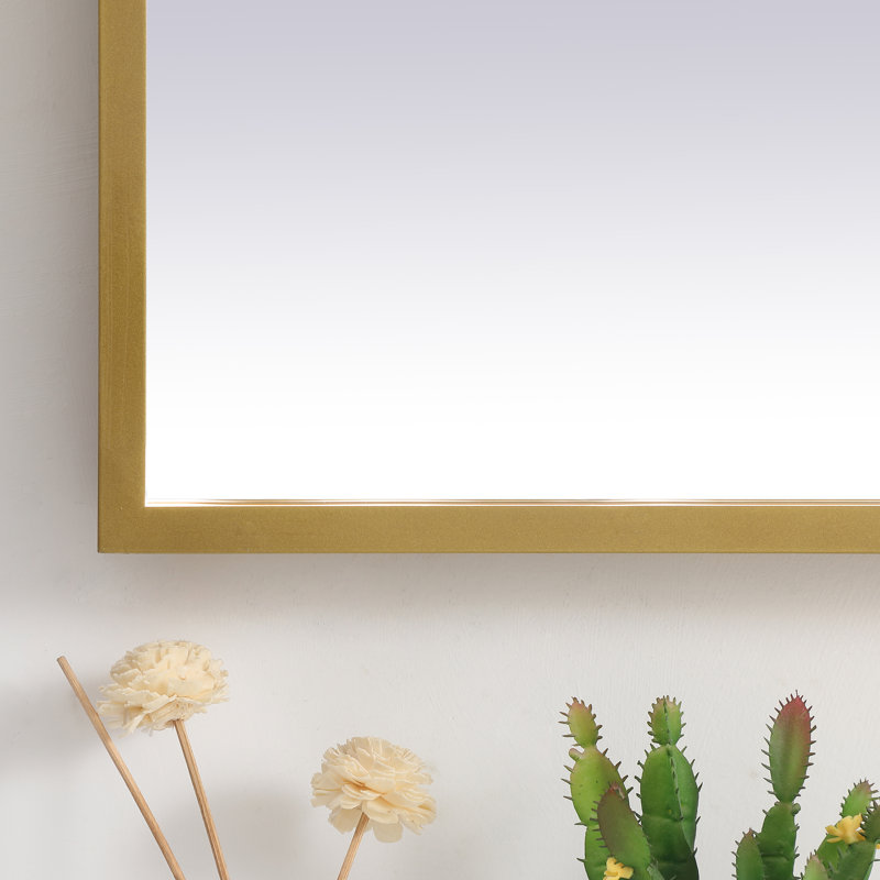 Miroir Piche, Laiton, 30 po x 30 po