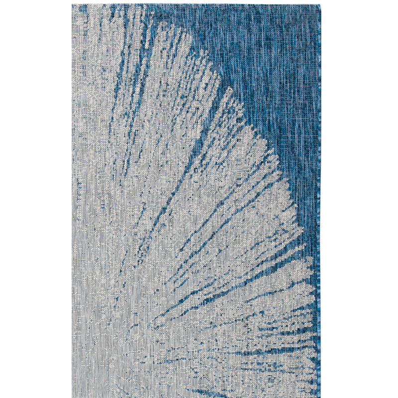 Amabella Performance Abstract Indoor/Outdoor Area Rug, Rectangle 4' X 5'7"