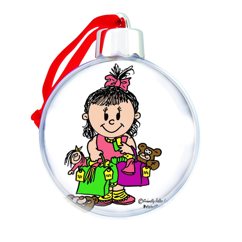 Ornement en forme d'ampoule de Noël personnalisable, Oui