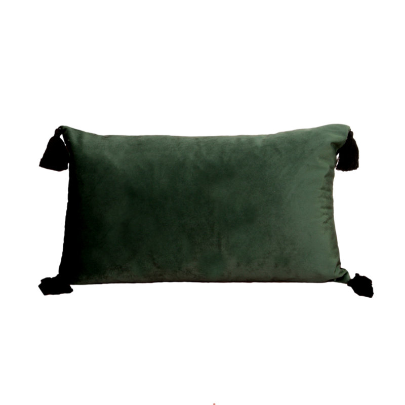 Sareah Rectangular Cushion Cover, Green
