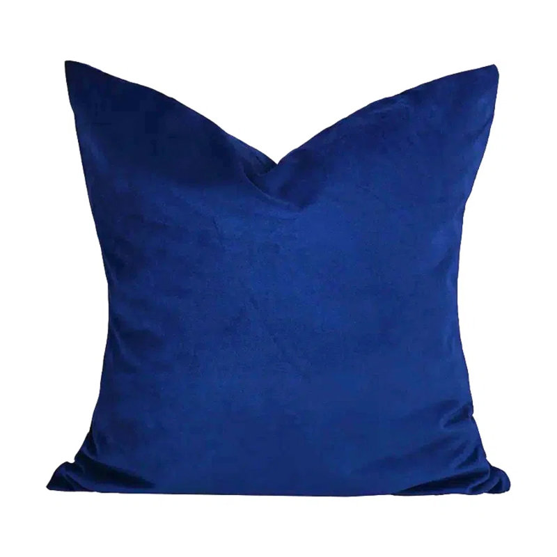 Matte Velvet Cushion Cover - 1 Pc, 61cm x 61cm, Duke Blue