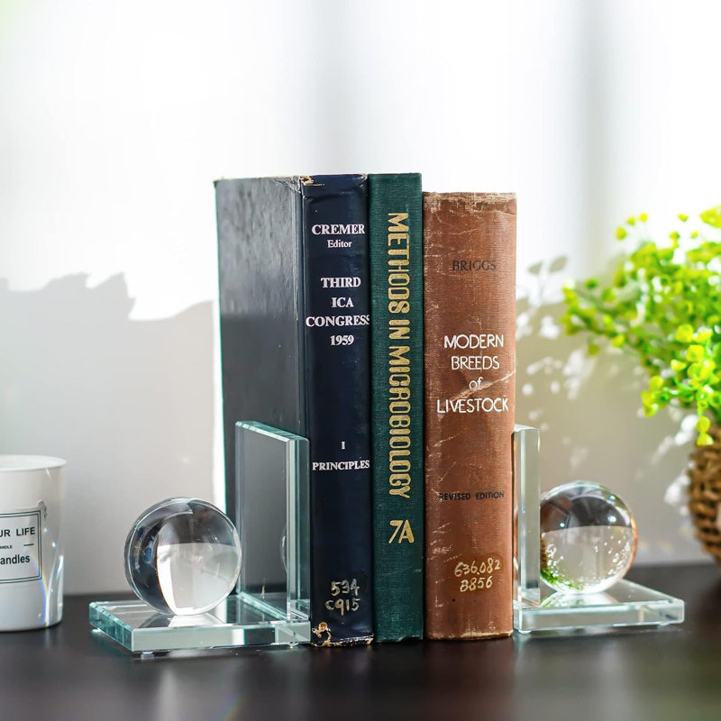 Serre-livres décoratifs antidérapants