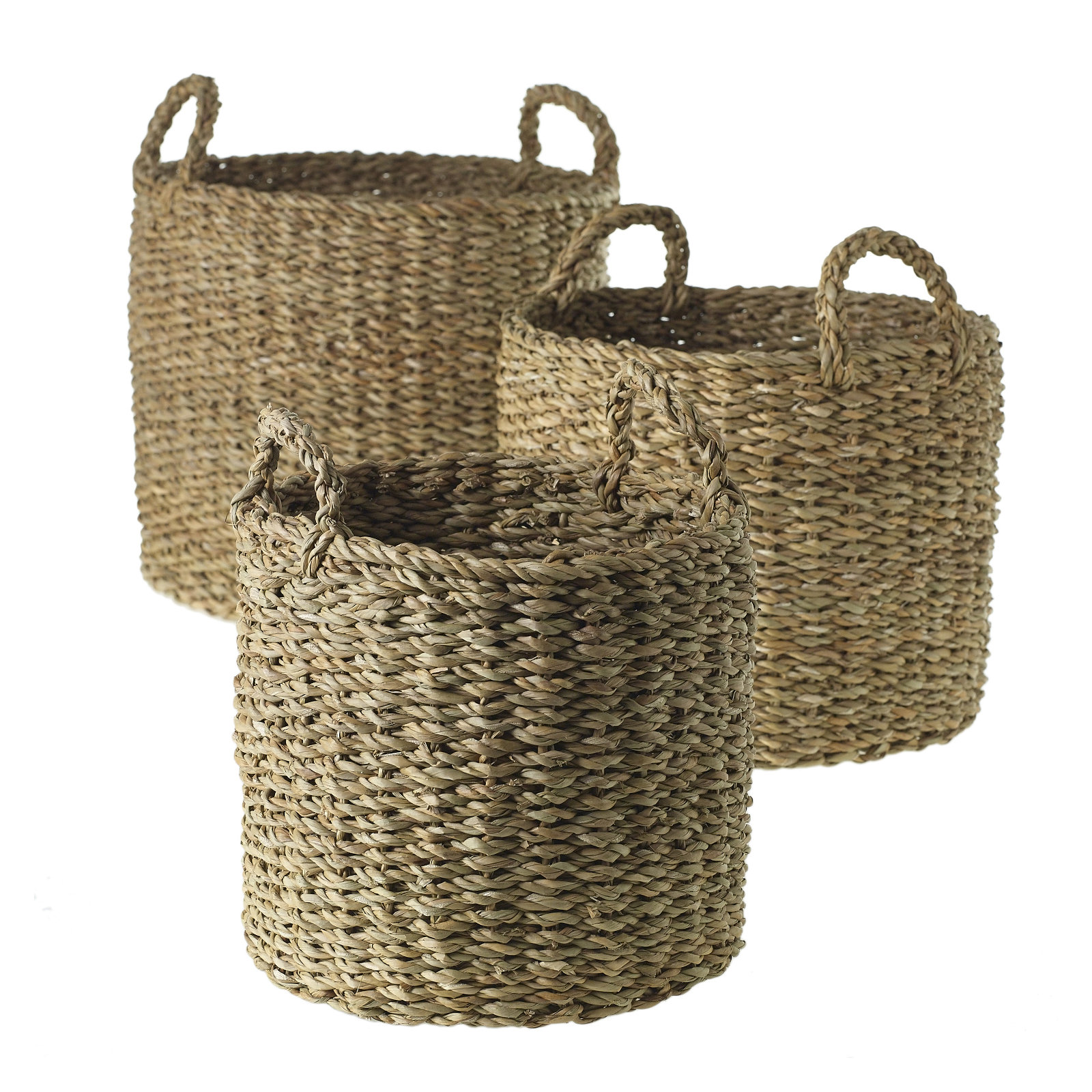 Evalena Seagrass Decorative Basket
