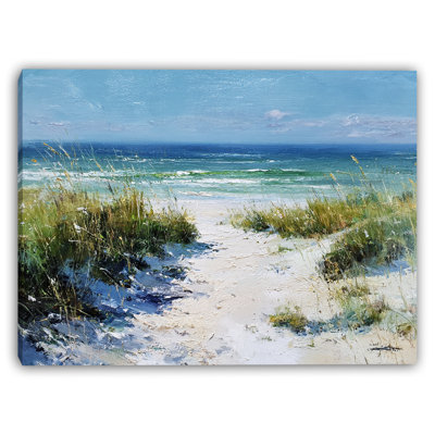 «Oceanfront Tranquility», art mural sur toile tendue