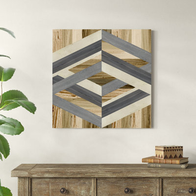 «Geometric Inlay II», peinture sur toile