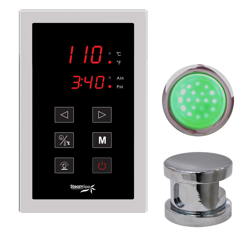Steam Generator Control, Brushed Nickel