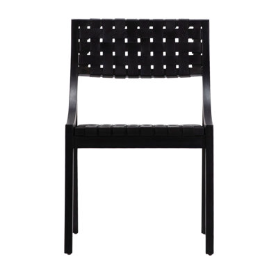 Chaise d'appoint en cuir Florian