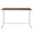 Writing Desk, Walnut & White with USB Port-1487980260