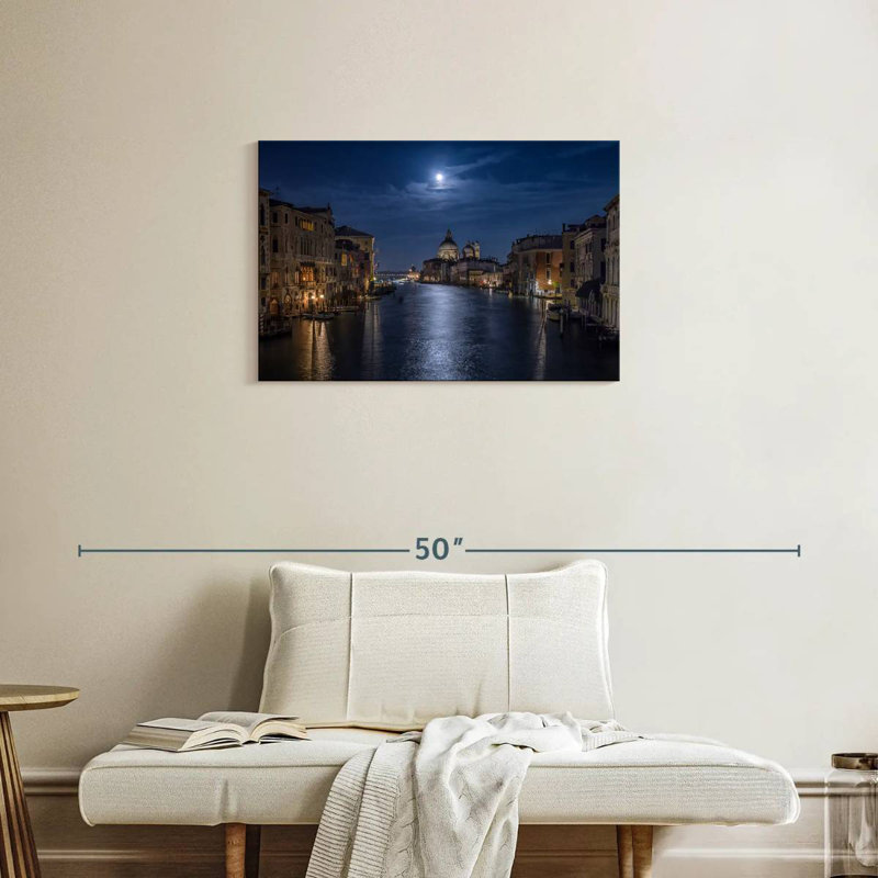 Kavia Venice At Night, 20" H x 30" W