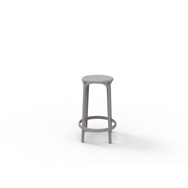 Brooklyn Bar Stool (Indoor/Outdoor), Ecru, Counter Stool (25.75'' Seat Height)