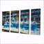 Ensemble d'art sur toile bleu-brun-47395929