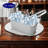 Large Rectangular Party Ice Bucket, Wine Beer Champagne Bucket, Refrigerator Stainless Steel Ice Box, Silver