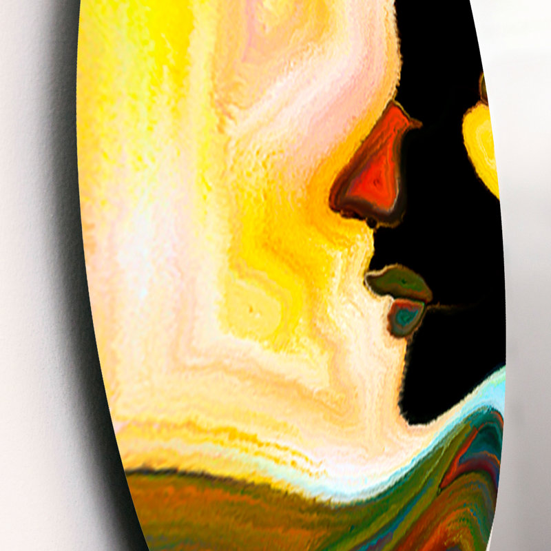 Conceptual Color Division - Ensemble de décoration murale abstraite en métal