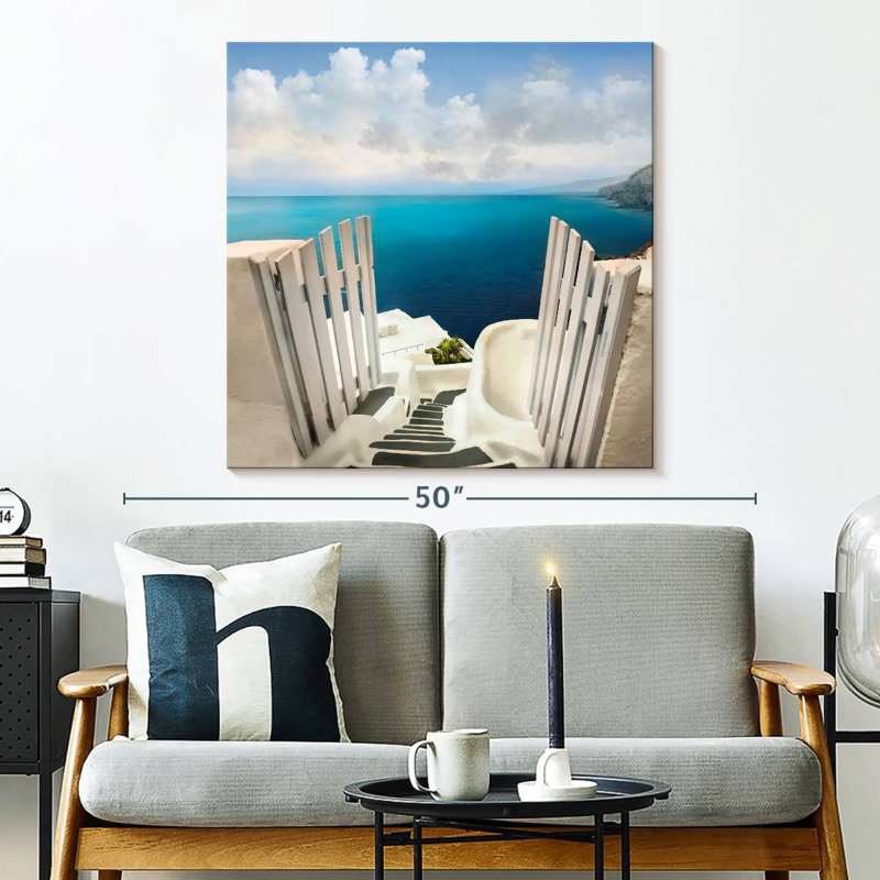 Nicci Seaside Blue Dreams, 33" H x 33" W