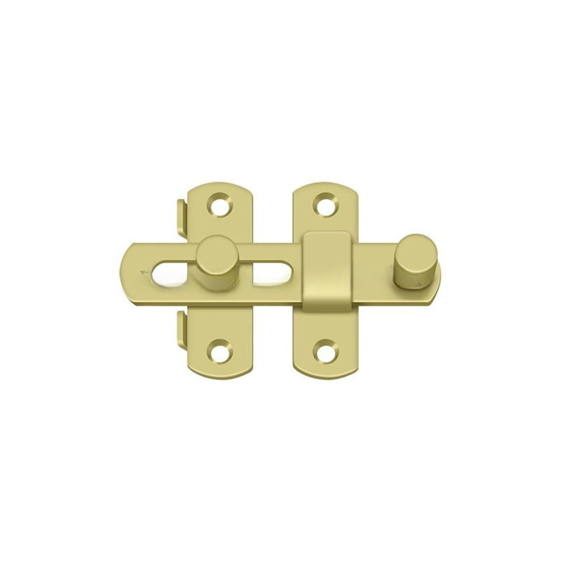 Loquet de 3 1/2 po Deltana DL35U3; finition laiton brillant, Laiton poli