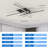 Hanke 33.46" 6-Speed  Reversible LED Dimmable Ceiling Fan With Light And Remote