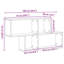 Wall Shelf 100 X 20 X 53 Cm Engineered Wood-1310487163