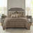 Reversible Bedding Sets Cotton Fill Jacquard Brown Gold For Home