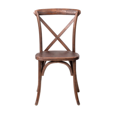 Chaise d'appoint en bois massif