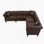 Canapé modulaire réversible en L Chesterfield-1409513590