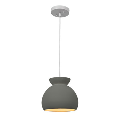 Javaeh  - Ceramic Bell-Shaped Pendant Light