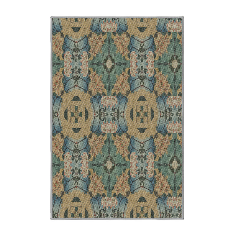Penix Abstract Indoor Rug, Rectangle 6' x 9'