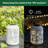 8.75"H White Metal Solar Powered Outdoor Hanging Lantern With LED Light(Set Of 2)