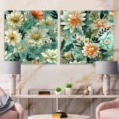 Uriah - Ensemble de 2 art mural en verre acrylique