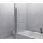 Panneau de douche en verre trempé sans cadre 31 "X55"