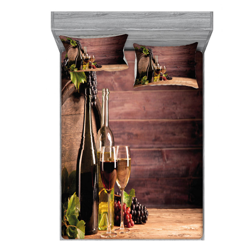 Microfiber Sheet Set, Full Sheet Set + Fitted Sheet + 2 Pillowcases