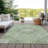 Braeor Green Washable Indoor-Outdoor Rug - LOOMLAN-1512529757