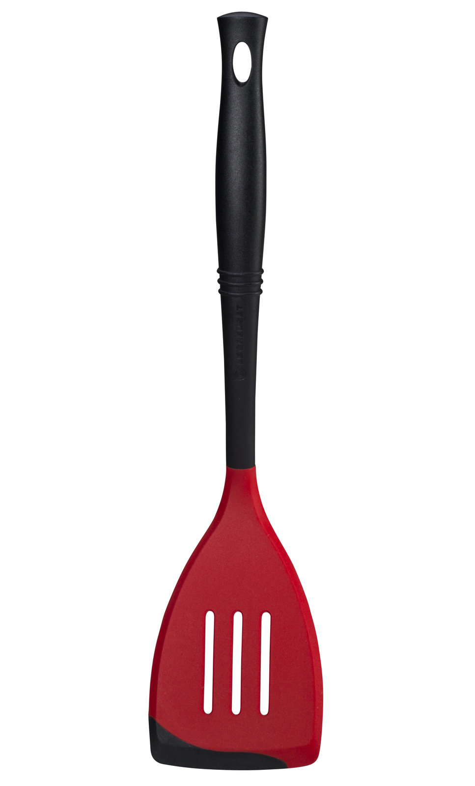 Le Creuset Revolution® Bi-Material Slotted Spatula, Cerise