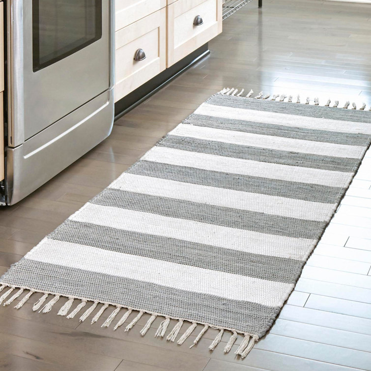Rinker Cotton Striped Indoor Rug